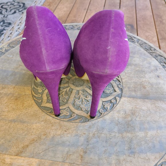 Women's Classy Pumps with Stunning Hidden Platform Heel Sz 7.5 CR Collection - Picture 8 of 12